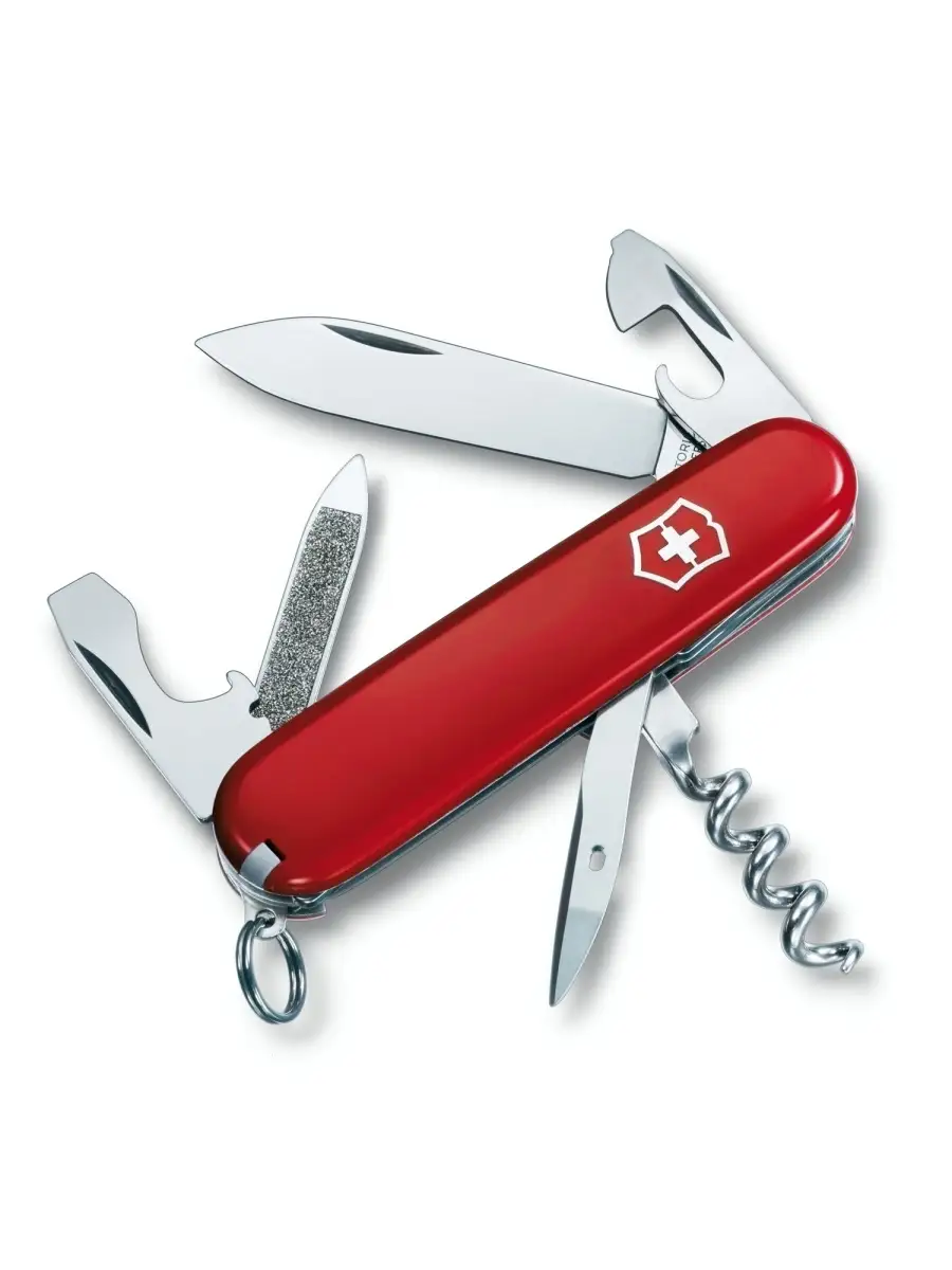 Нож складной туристический Sportsman 0.3803 Victorinox. Цвет красный.