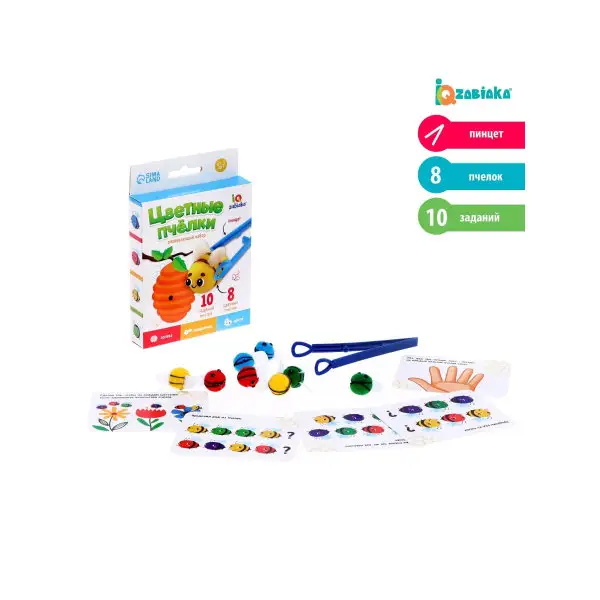 Развивающий набор "Цветные пчёлки"