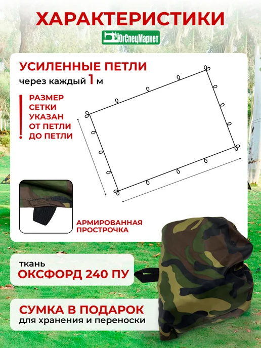 Маскировочная сеть маскировочная сетка Люкс 2х4, 2x4, фото 8