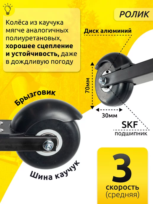 Shamov Лыжероллеры коньковые беговые 02-1 62см, вариант, фото 3