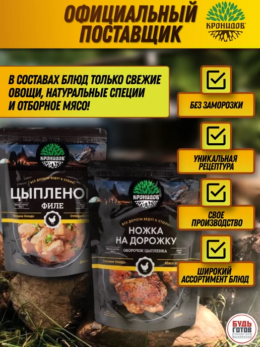 Кронидов Куриное филе грудки готовое блюдо быстрого приготовления, вариант, фото 6