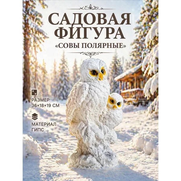Садовая фигура Совы полярные