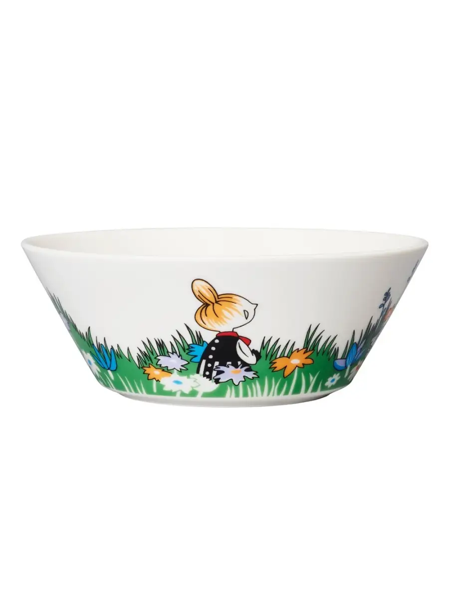 Пиала Moomin "Малышка Мю на лугу", фарфор, 450 мл.