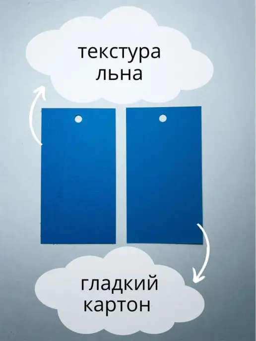 Типография Фабрика Бирки для одежды, синий, фото 2