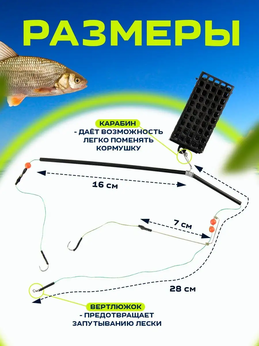 кормушка фидерная для рыбалки донная снасть FISHONIX 65609144 купить за 437  ₽ в интернет-магазине Wildberries