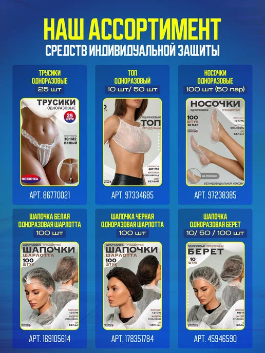 BestGoods Бахилы одноразовые в капсулах 50 пар (50 шт), 50 шт, фото 7