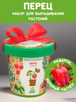 Набор для выращивания растений Перец Happy Plants 65660599 купить за 356 ₽ в интернет-магазине Wildberries