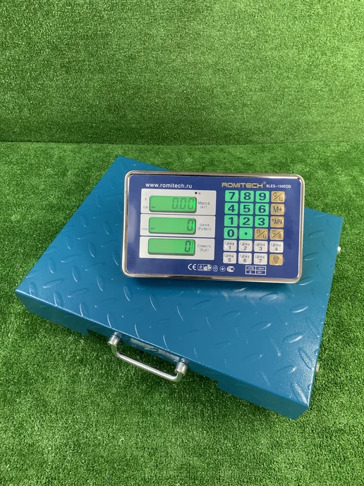 Romitech 50*60 см Весы торговые напольные складские 500 кг беспроводные, 50x60 см, 500 кг, фото 5