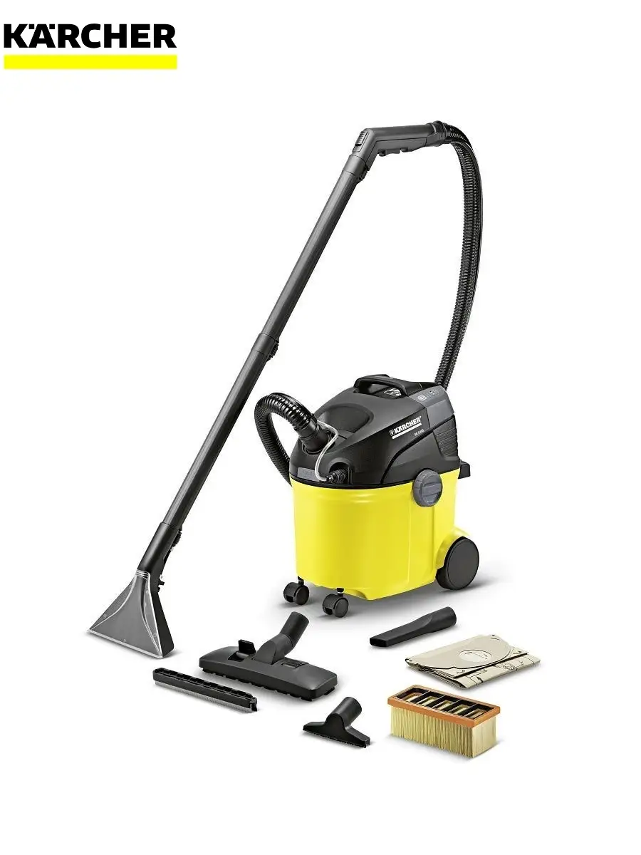 Пылесос моющий Керхер SE 5.100 с насадками Karcher 65677226 купить за 41  158 ₽ в интернет-магазине Wildberries