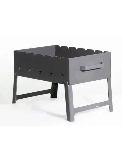 ОЛИМП коптильни/мангалы Мангал 40х28х31см сталь 3мм, 40x28x31 см, фото 2