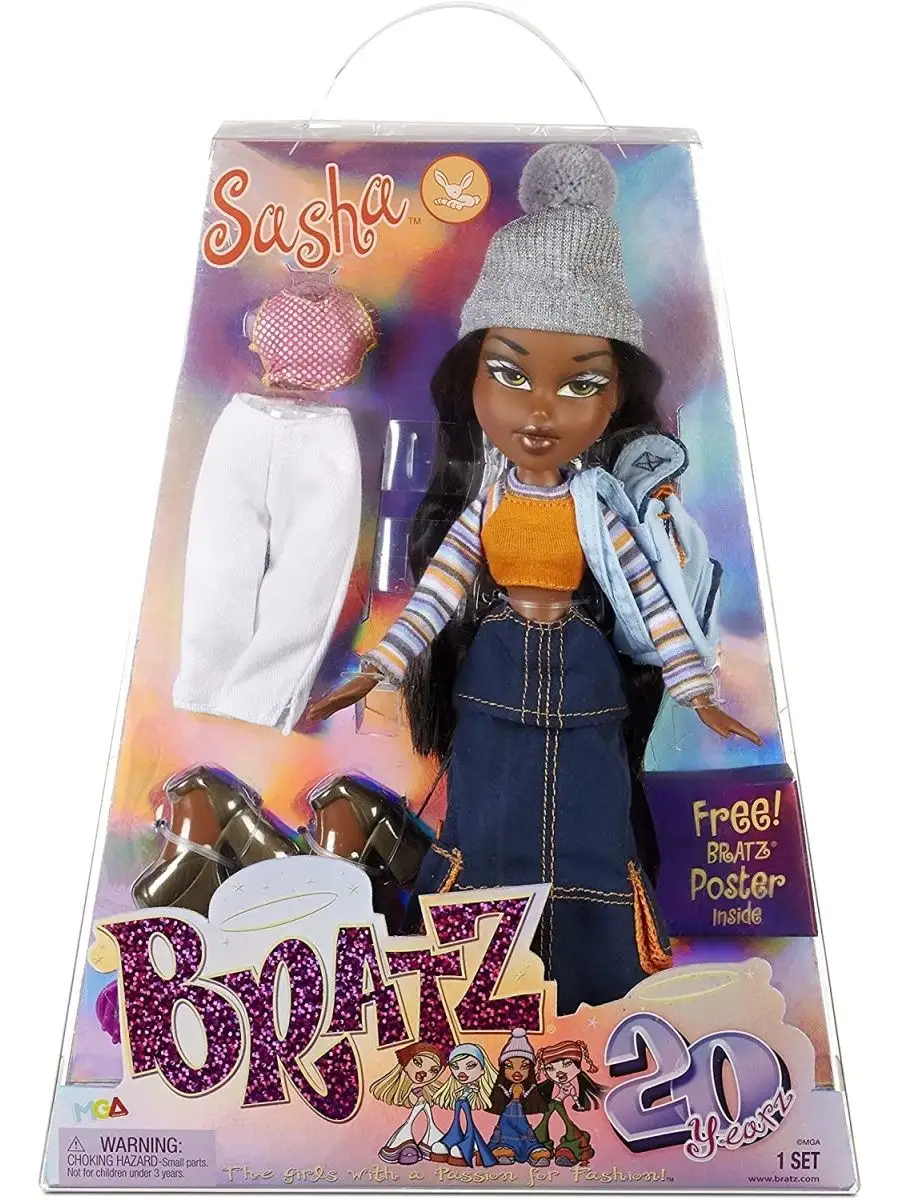 Кукла Bratz 20 Yearz Sasha 573449 Братц 20 Лет Бренду Саша BRATZ 65754972  купить в интернет-магазине Wildberries