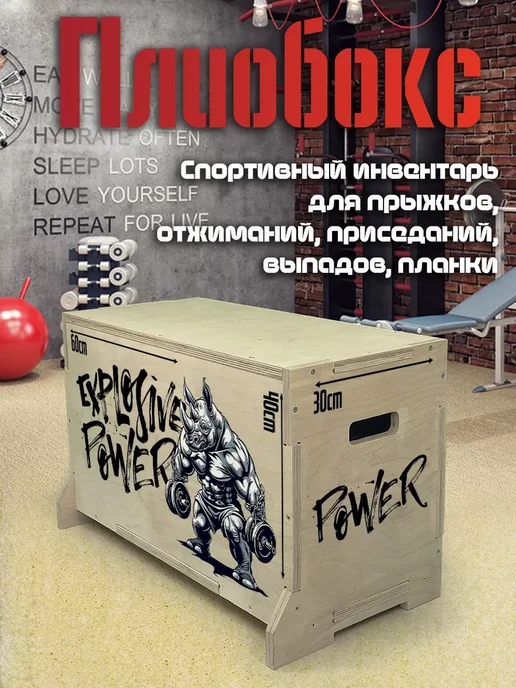 Герои Носорог спорт гантели мотивация железо, вариант