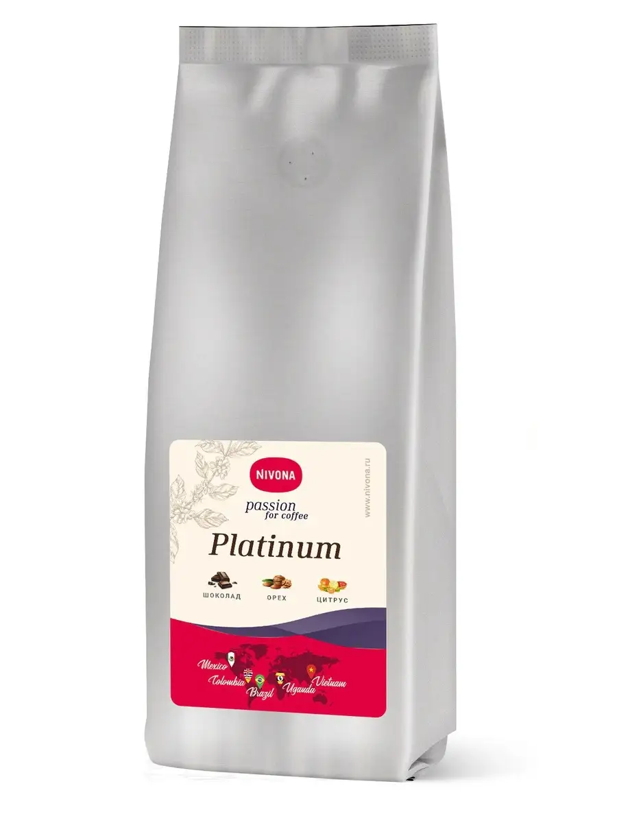 Кофе в зернах Platinum 1000g