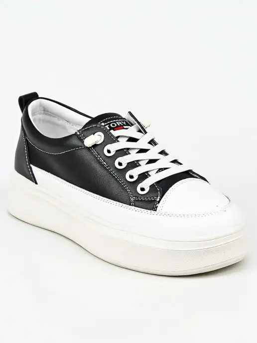 Geronea Shoes Кеды натуральная кожа на подошве, черный, фото 5