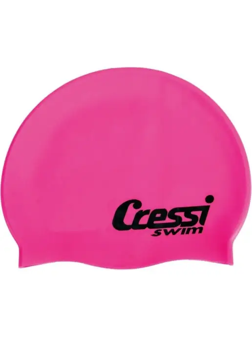 Cressi Шапочка для плавания SILICONE CAP KIDS детская, розовый, фото 2