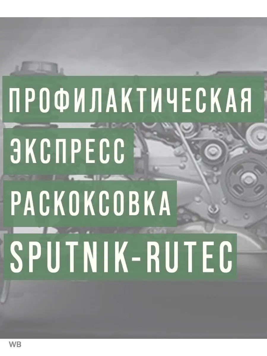 Экспресс-раскоксовка двигателя до 1,8 л Rutec 65980543 купить за 629 ₽ в  интернет-магазине Wildberries