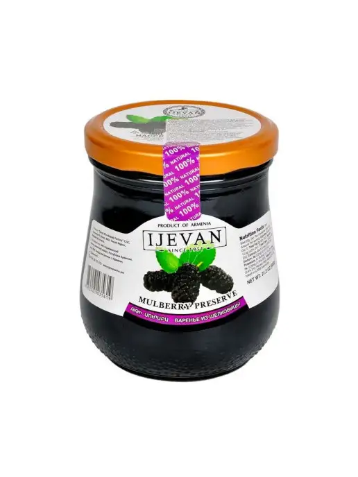 IJEVAN Варенье из шелковицы черной, 600г. Иджеван Армения, 600 г, фото 2