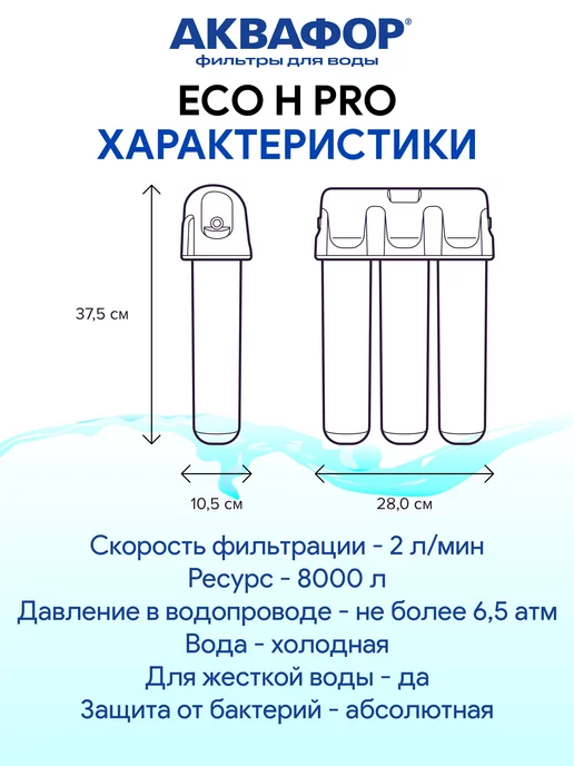 Аквафор Eco Н Pro - проточный фильтр, вариант, фото 4