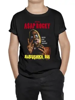 Футболка с принтом ASAP Rocky - Babushka Boi DreamShirts Studio 66158604 купить за 1 475 ₽ в интернет-магазине Wildberries