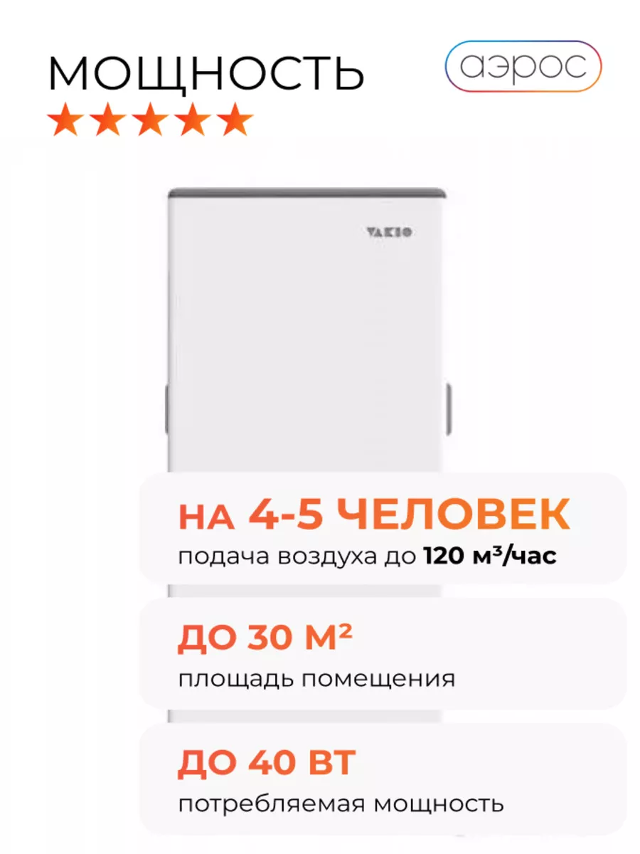 Рекуператор Vakio Window Smart Vakio 66188111 купить в интернет-магазине  Wildberries