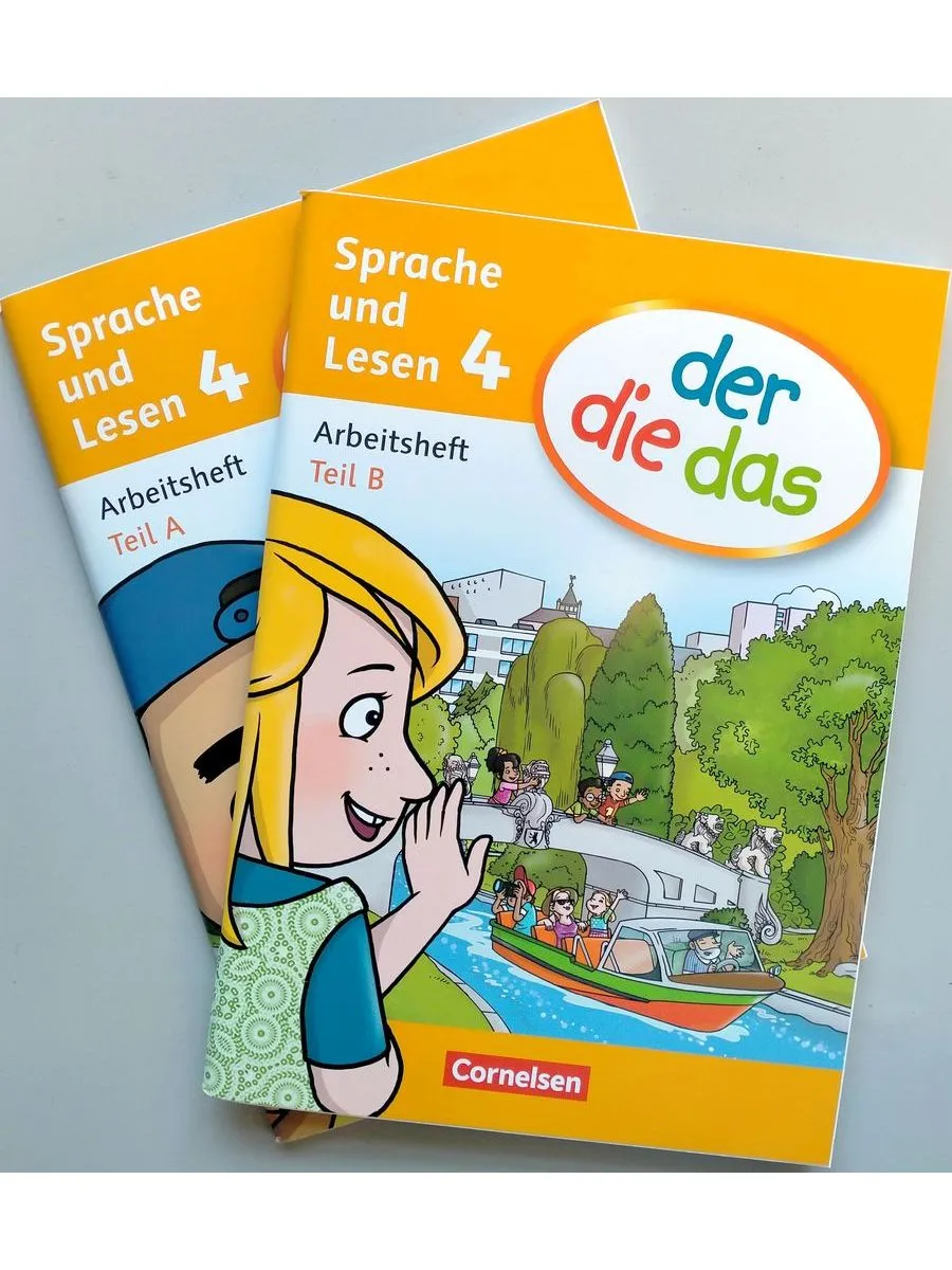 der die das 4 Arbeitsheft Teil A und B im Paket