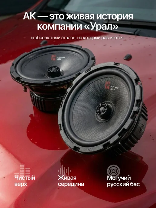 URAL Динамики 16 см автомобильные Урал АК-74 М, 74 м, фото 4