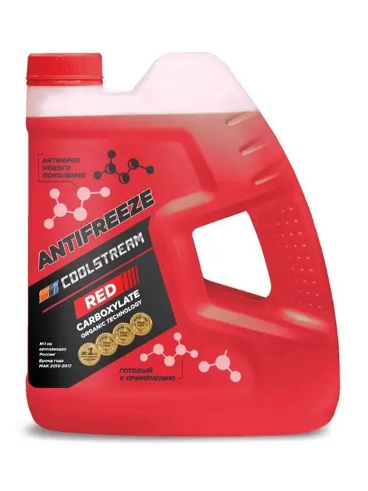 COOLSTREAM Антифриз "Red" красный 4 кг. CS-010909-RD, 4 кг