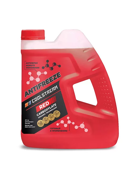 COOLSTREAM Антифриз "Red" красный 4 кг. CS-010909-RD, 4 кг, фото 2