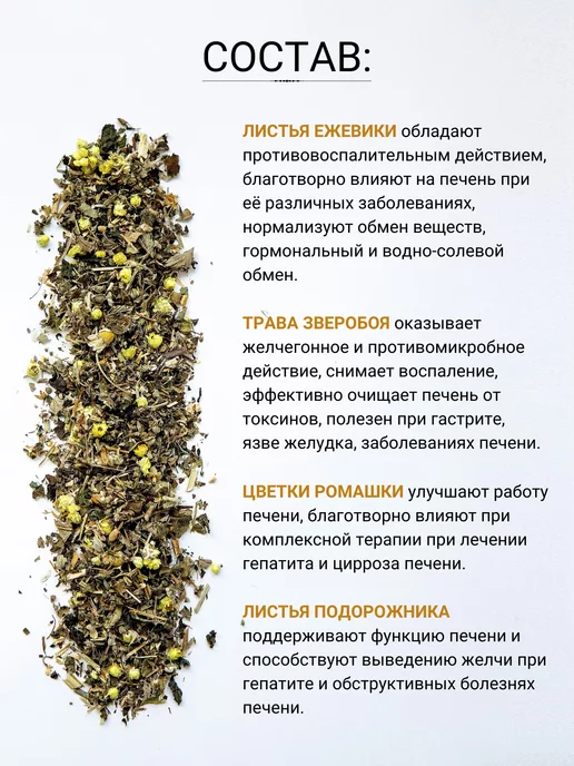 Дивеевское подворье Печеночный сбор трав Желчегонный чай Монастырский, вариант, фото 4
