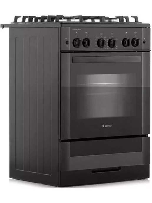 GEFEST Газовая плита ПГ 6500-02 0115, 60 см, 4 конфорки, черный, фото 3