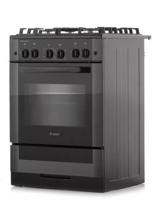 GEFEST Газовая плита ПГ 6500-02 0115, 60 см, 4 конфорки, черный, фото 5