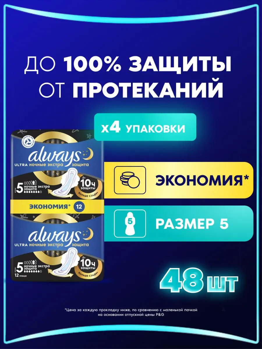 Прокладки Ultra Ночные...