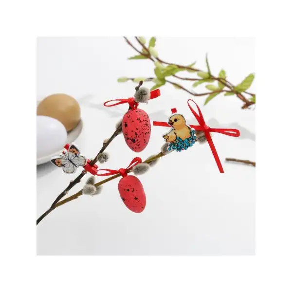 Набор пасхальных украшений декор для вербы