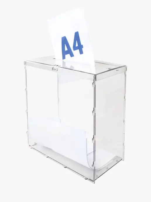 Crystal-box Урна для голосования, белый, фото 6