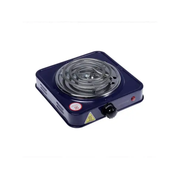 Плитка электрическая HOMESTAR HS-1103, 1000 Вт, 1 конфорка, цвет «сапфир»