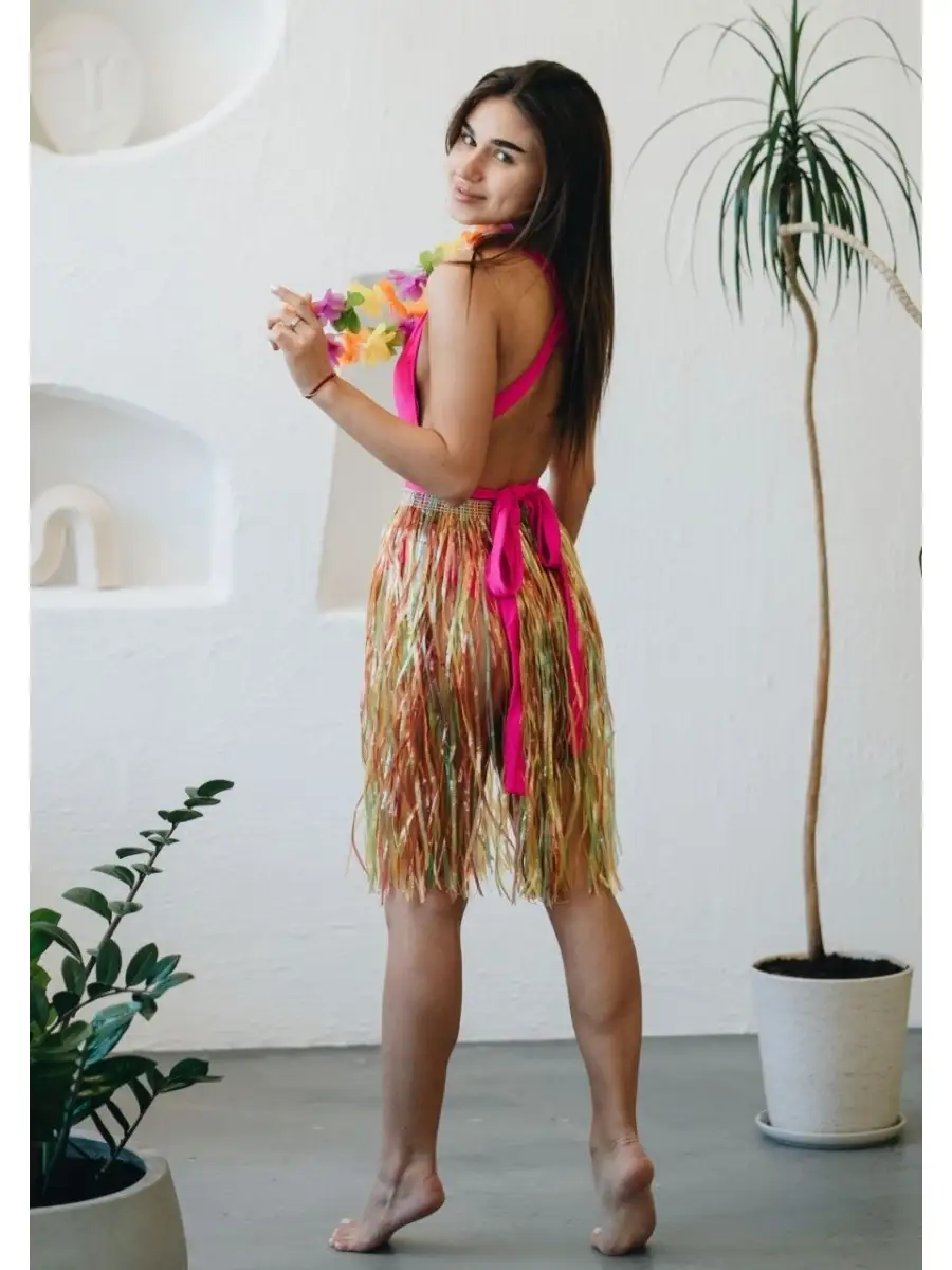 Гавайская юбка, разноцветная - РусЭкспресс