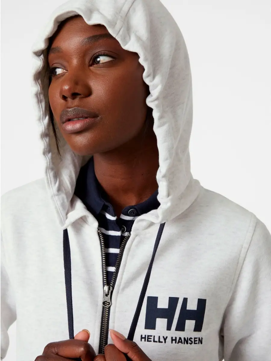 W HH LOGO FULL ZIP HOODIE Helly Hansen 66543674 Wildberries