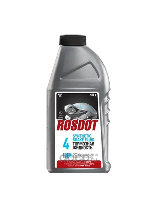 ROSDOT Жидкость тормозная ROSDOT-4 455г, 455 г