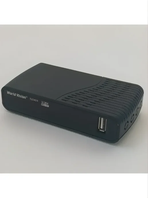 World Vision Приемник для цифрового ТВ WorldVision T624D3, IP ТВ, черный, фото 6