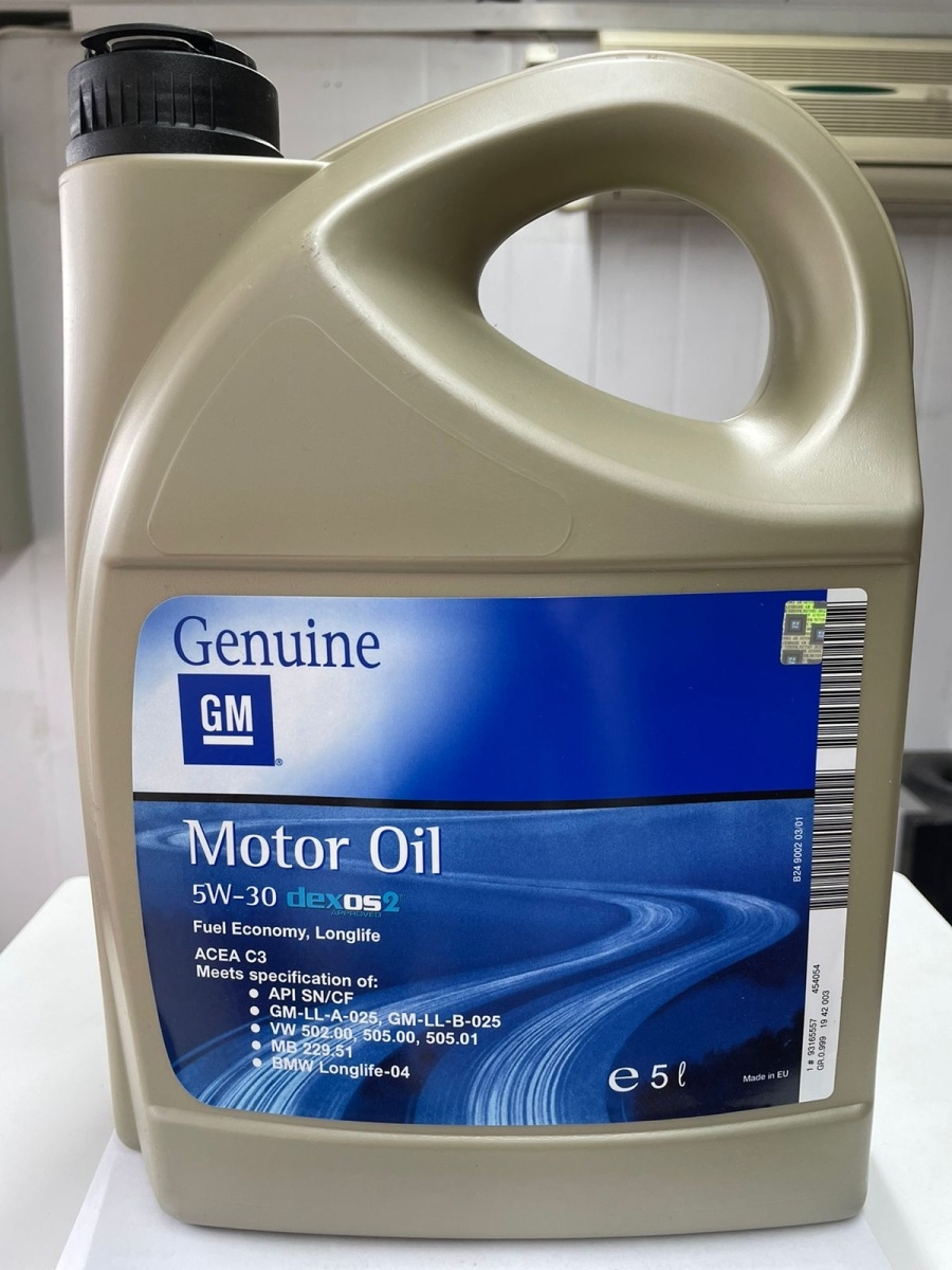 Масло genuine motor oil. General Motors 1942003.