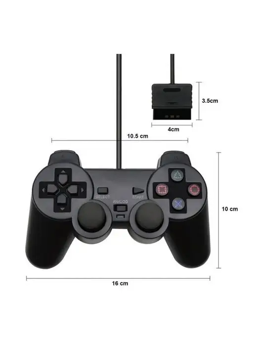 Геймпад/ Джойстик/ Dualshock 2 Геймпад Sony DualShock 2 Джойстик Контролер Плейстейшен, вариант, фото 7
