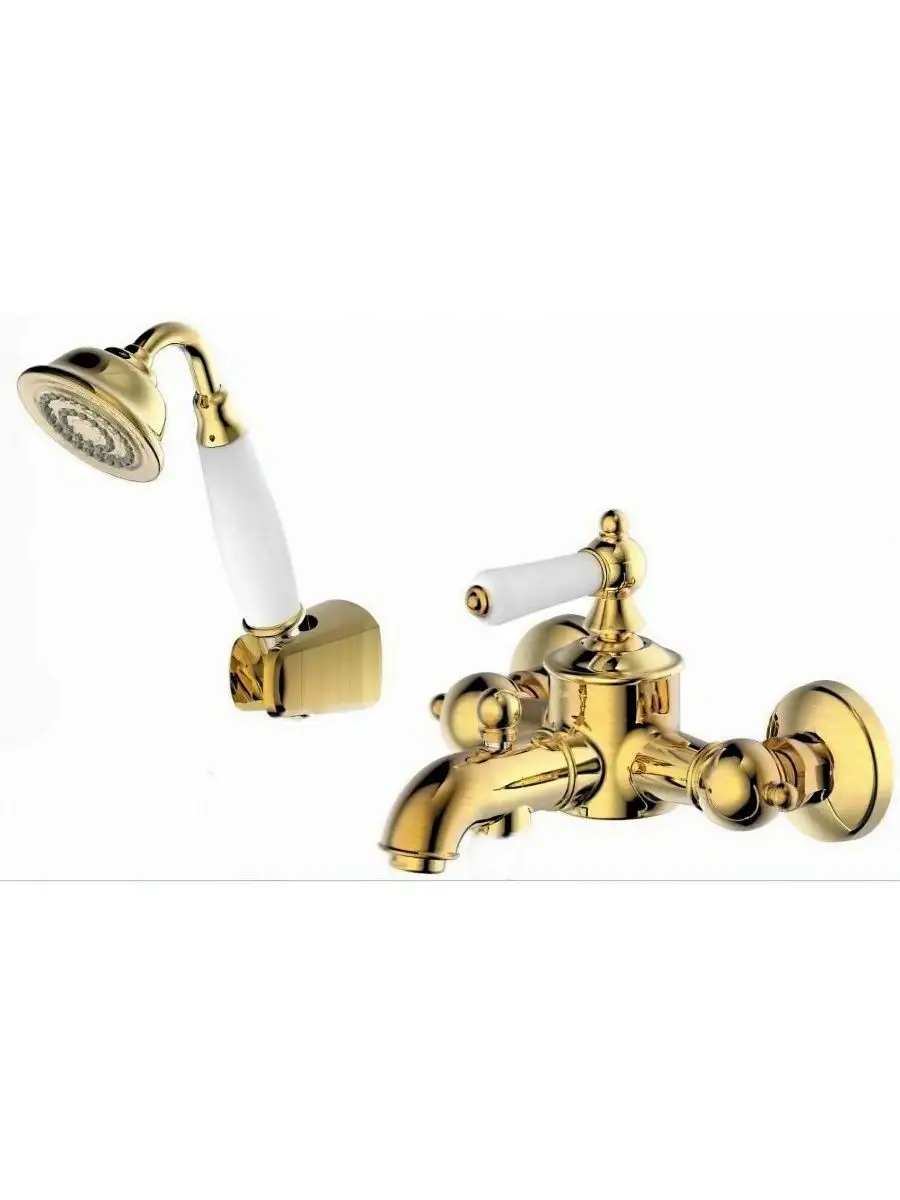 Bravat F675109U-B1-RUS BRAVAT ART смеситель для ванны, бронза (к/к 4) — купить в Алматы