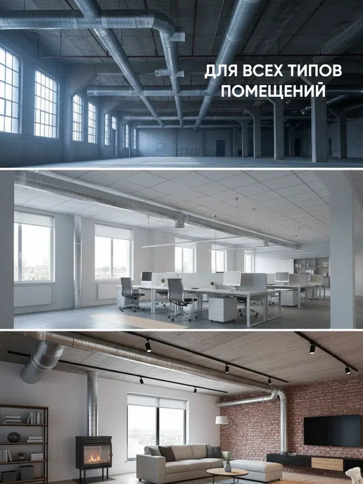 ERA Тройник вентиляционный 120 для круглых каналов сталь ТМ, вариант, фото 3
