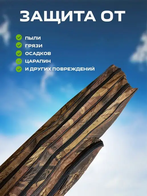 FISHONIX чехол для удочек 150 см с катушками, вариант, фото 6