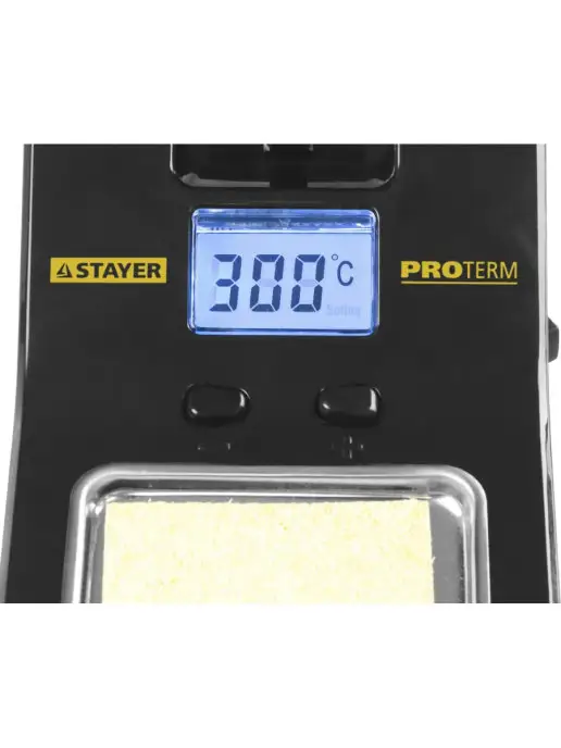 Stayer Цифровая паяльная станция с ЖК дисплеем, 160-520C, шаг 10C, 48 Вт, фото 3