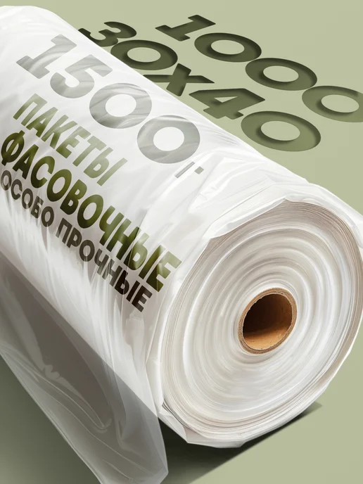 araPlastic Пакеты фасовочные в рулоне плотные 30х40 1600, 30x40