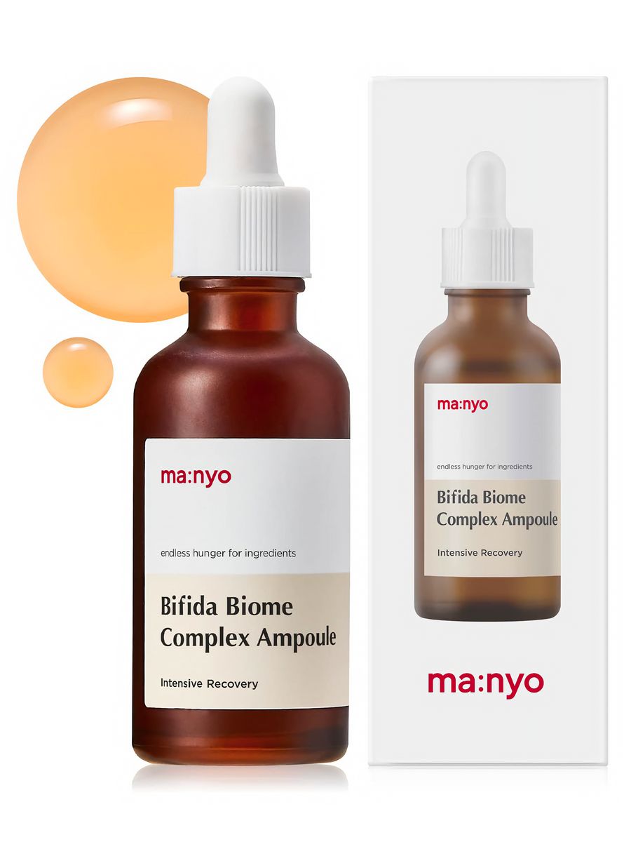 Manyo Factory Bifida Biome Complex Ampoule. Manyo Bifida Biome Complex Ampoule 30ml. Ma:nyo Bifida Biome Concentrate Serum. Ma:nyo Bifida Biome Ampoule Lotion.