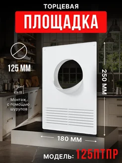 Площадка торцевая 125 250х180х57 с решеткой ПТПР Era 67003610 купить за 198 ₽ в интернет-магазине Wildberries