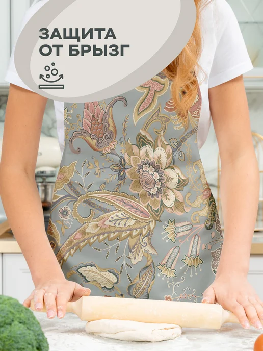 Унисон Фартук кухонный женский, серый, фото 8
