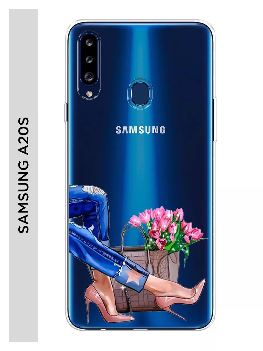 Чехол на Samsung A20s / Самсунг А20s с рисунком Samsung 67082829 купить за  430 ₽ в интернет-магазине Wildberries